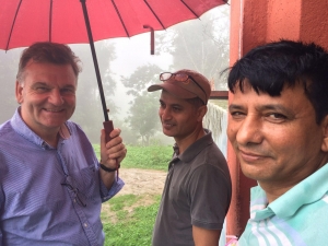 René, Deepak, Yogendra in Ilam-juni2016